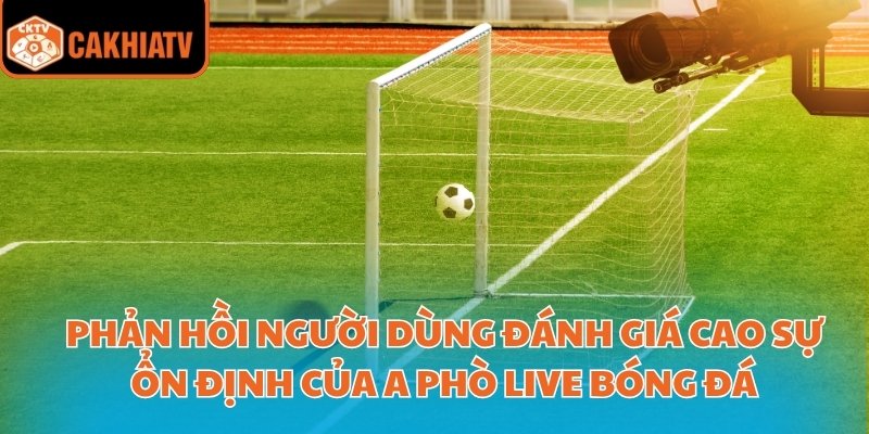 Phản hồi người dùng đánh giá cao sự ổn định của A Phò live bóng đá